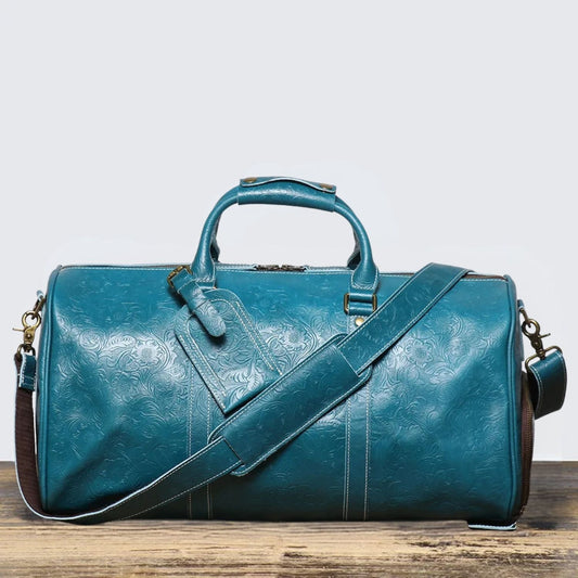 Ravenport Leather Weekender Bag