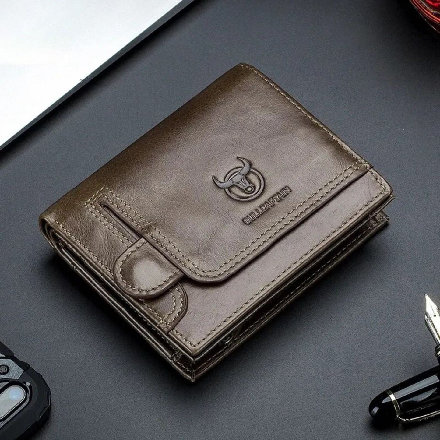 Genuine Leather RFID Wallet