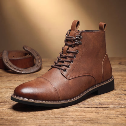 VINTAGE STITCH ANKLE BOOTS
