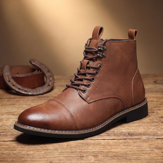 VINTAGE STITCH ANKLE BOOTS
