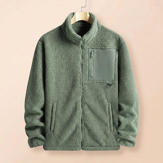 WARM ZIP FLEECE COAT