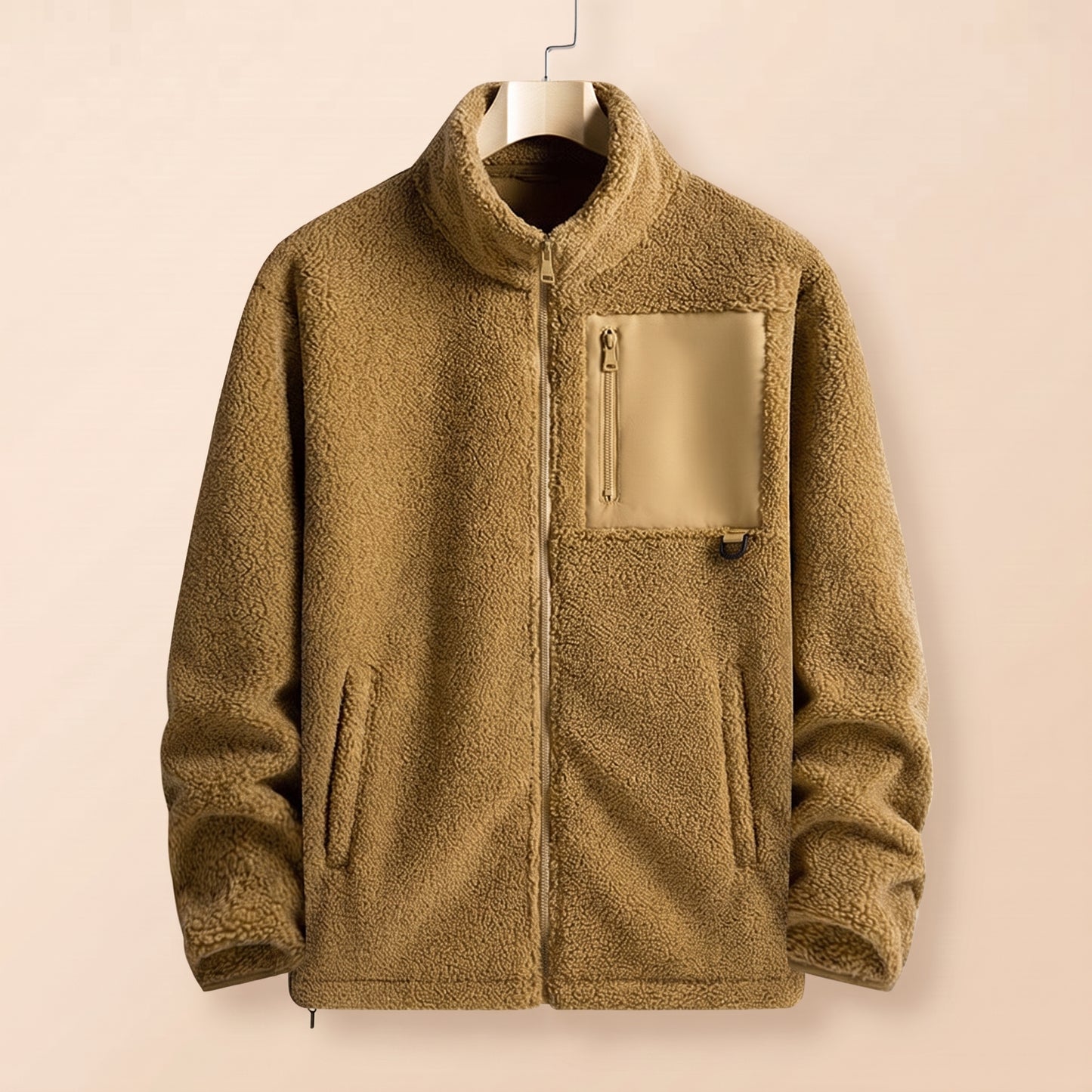 WARM ZIP FLEECE COAT