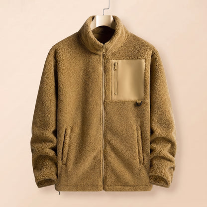 WARM ZIP FLEECE COAT