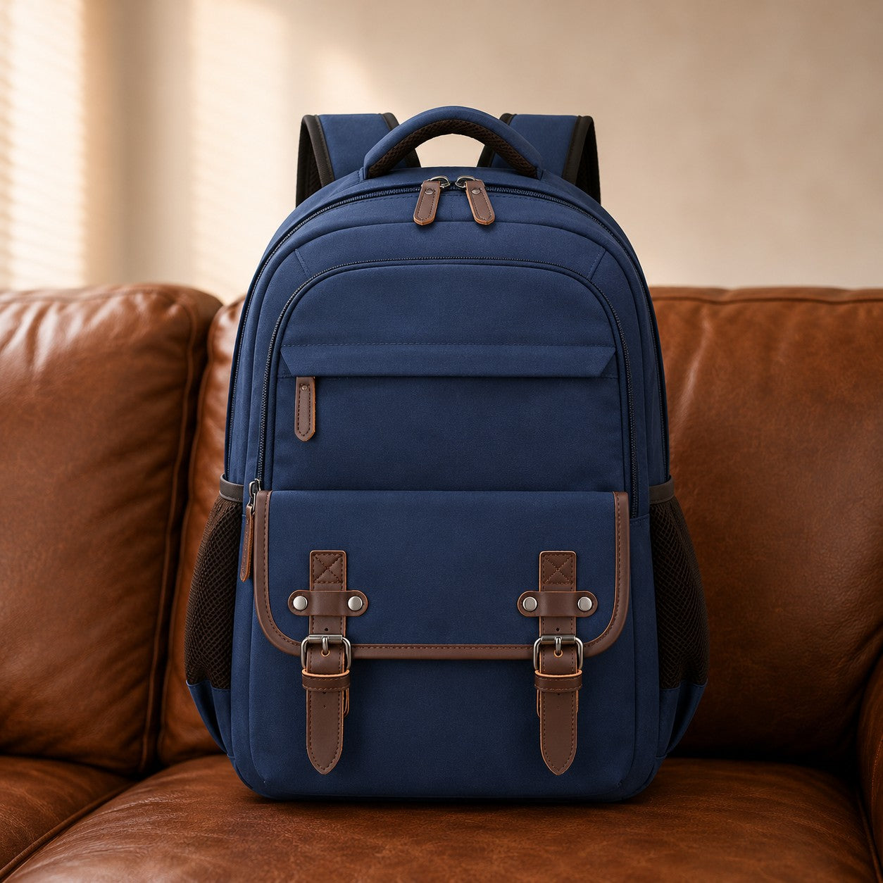 WASHED BUCKLE BACKPACK