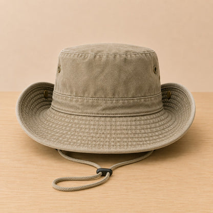 WEATHERED COTTON SAFARI HAT