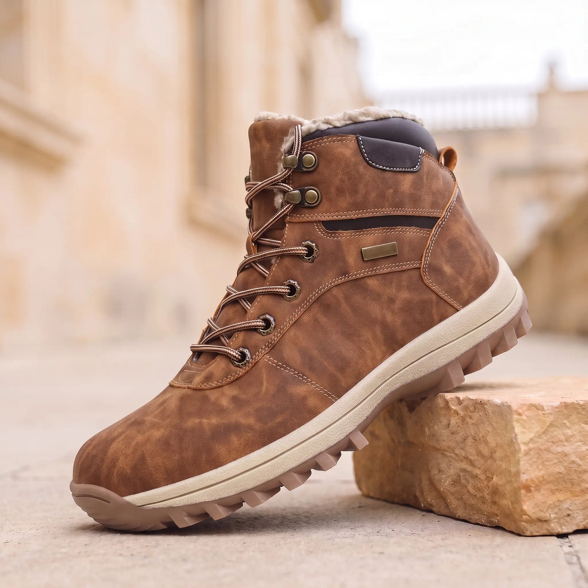 Winter Hiking Boots in Brown
