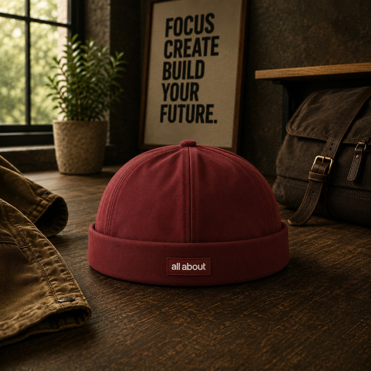 WOVEN PATCH ROLLED CAP – Adam & Westcott