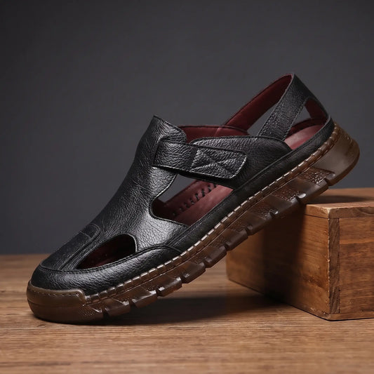 WOVEN STITCH COVERED SANDALS