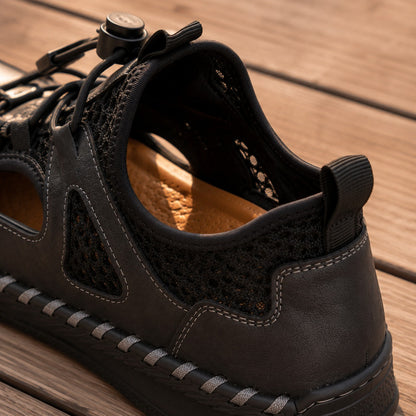WOVEN STITCH TRAIL SNEAKERS
