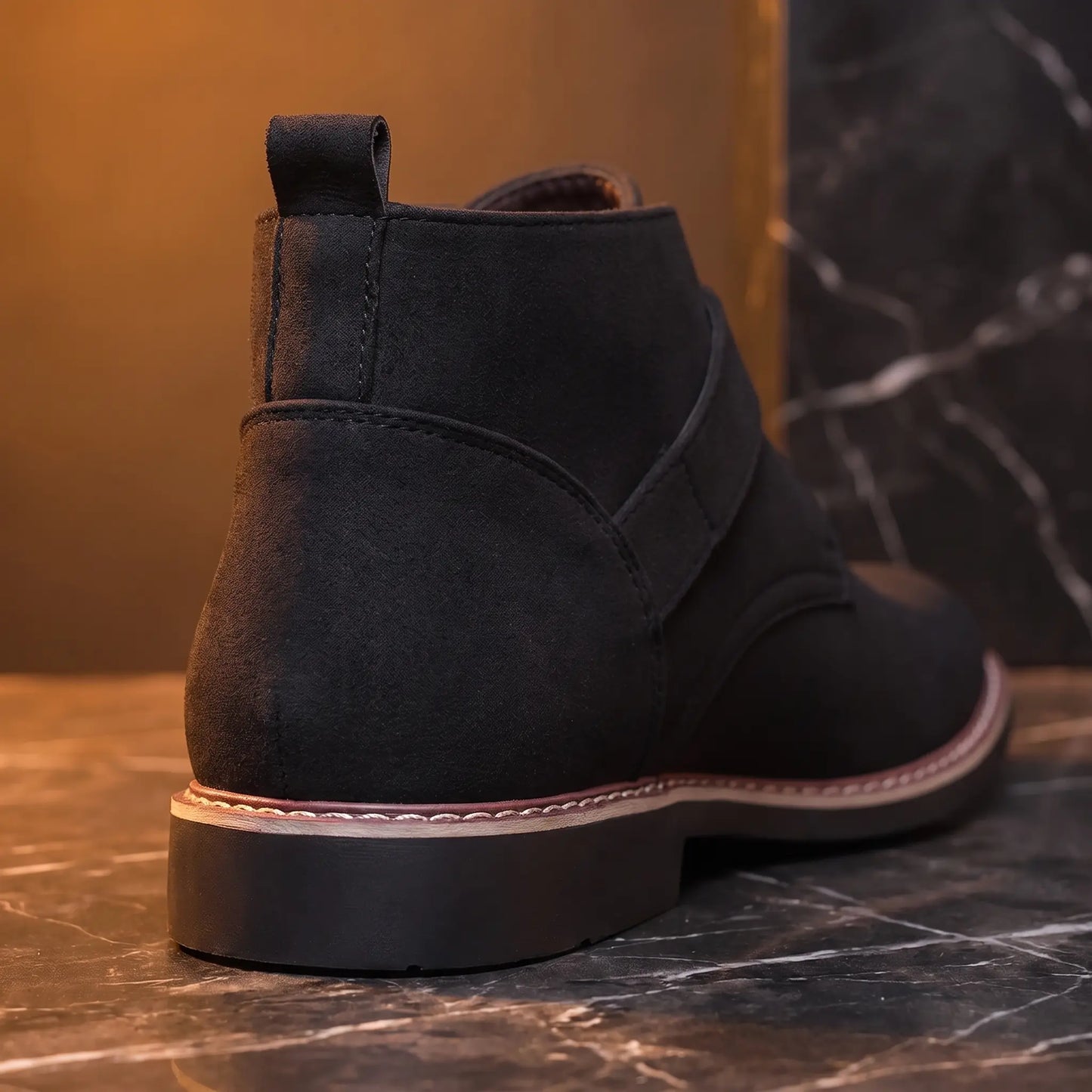 Ankle Buckle Boots heel detail
