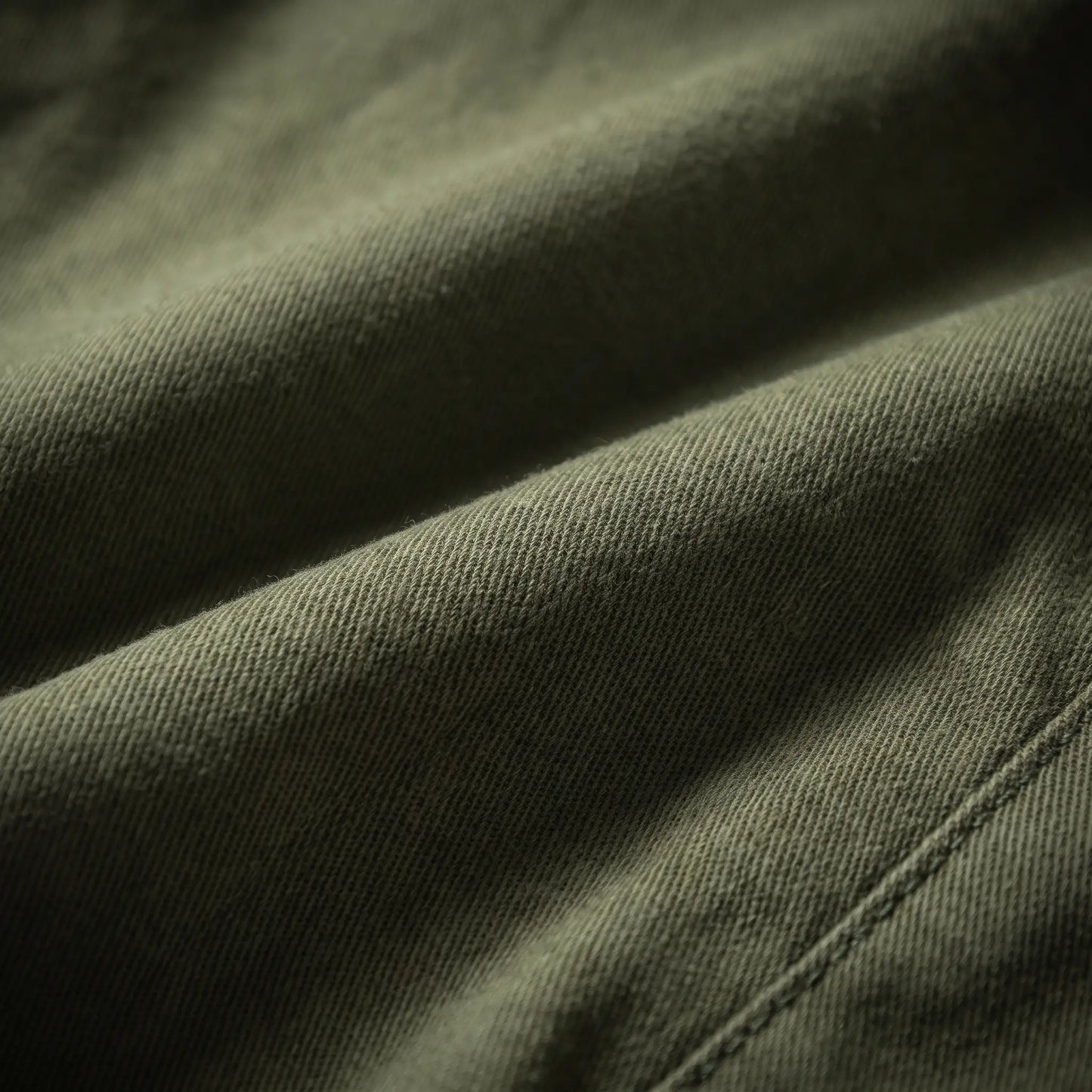 Macro of the cotton twill weave