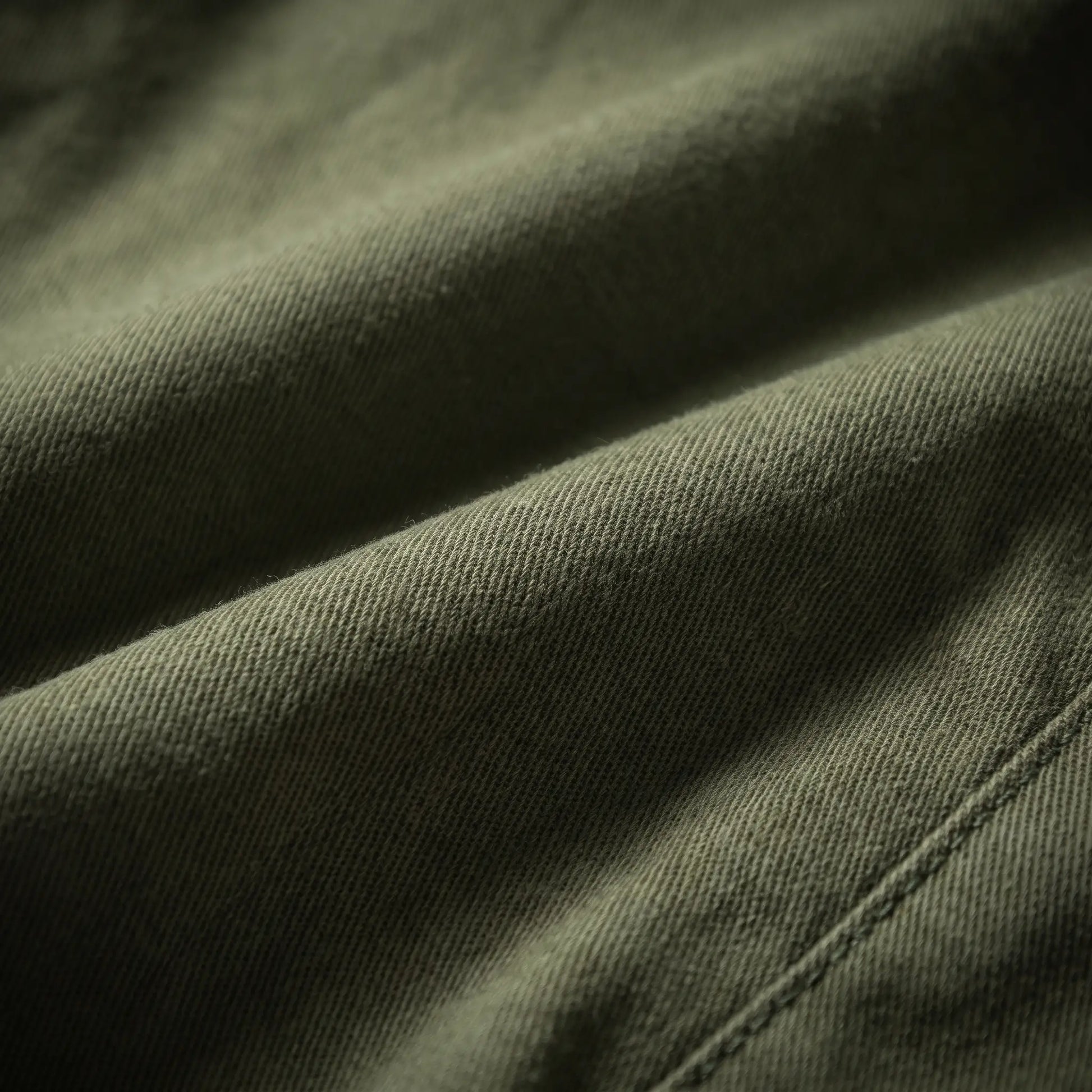 Macro of the cotton twill weave
