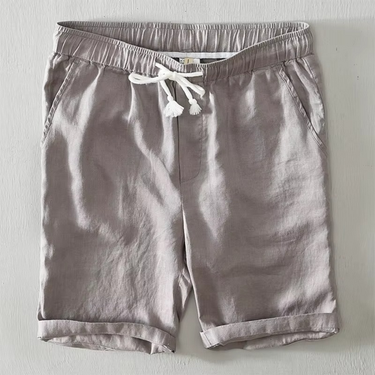 COASTAL BREEZE LINEN SHORTS