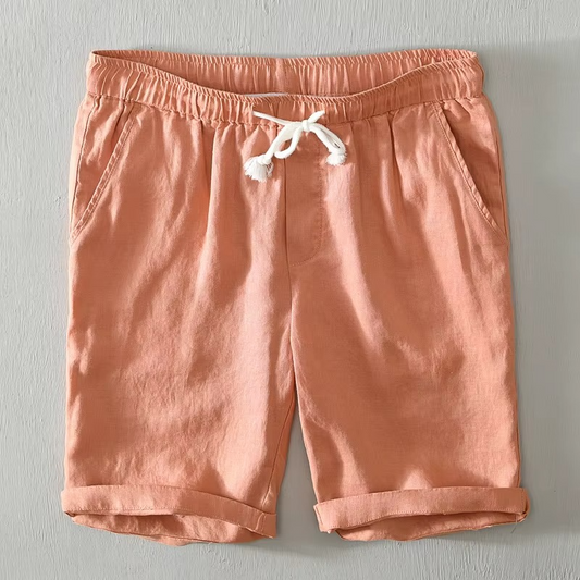 COASTAL BREEZE LINEN SHORTS