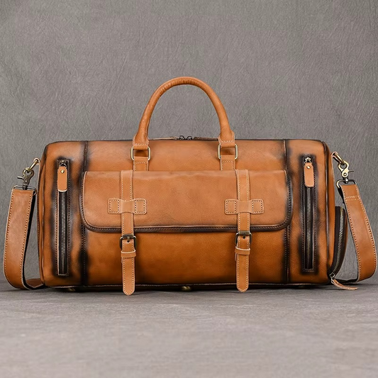 STONEFORD LEATHER HAND LUGGAGE