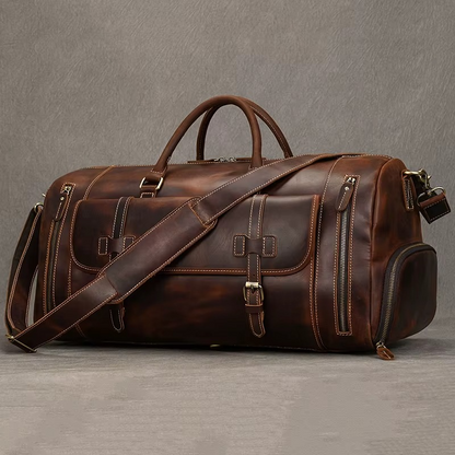STONEFORD LEATHER HAND LUGGAGE
