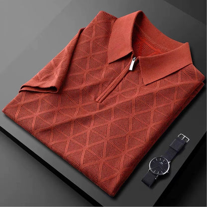 TEXTURED POLO SHIRT