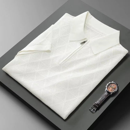 TEXTURED POLO SHIRT