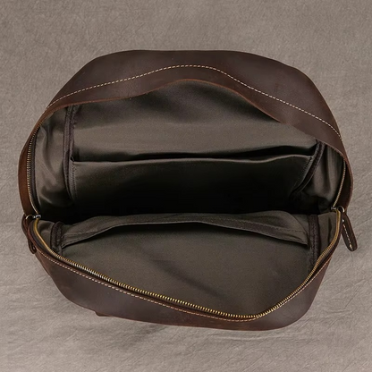 LEATHER LAPTOP BACKPACK