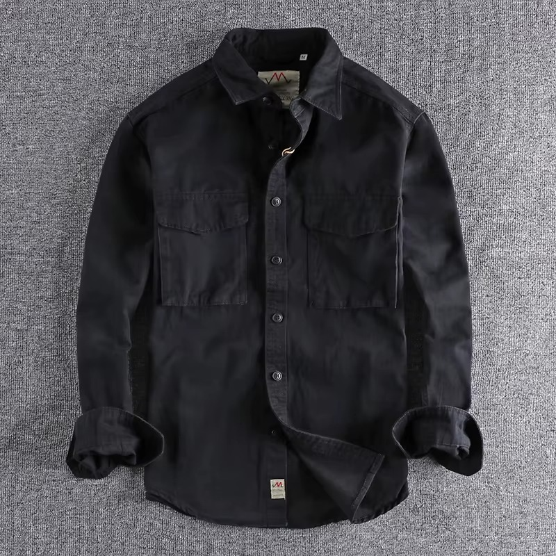 DOUBLE POCKET COTTON SHIRT