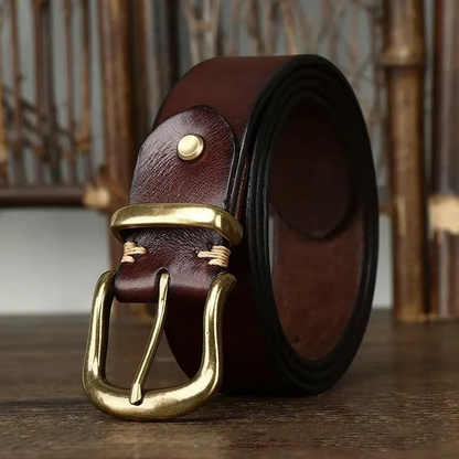 CLASSIC BRASS BUCKLE BELT