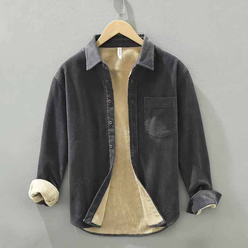 URBAN FLEECE LINED SHIRT JACKET