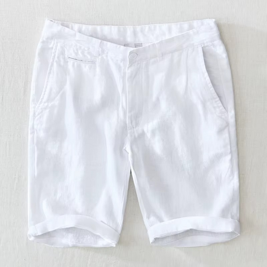 RELAXED LINEN SHORTS