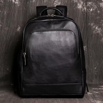 STREAMLINED LEATHER BACKPACK