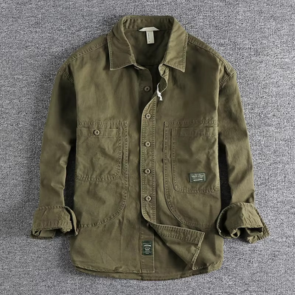 UTILITY BUTTON SHIRT