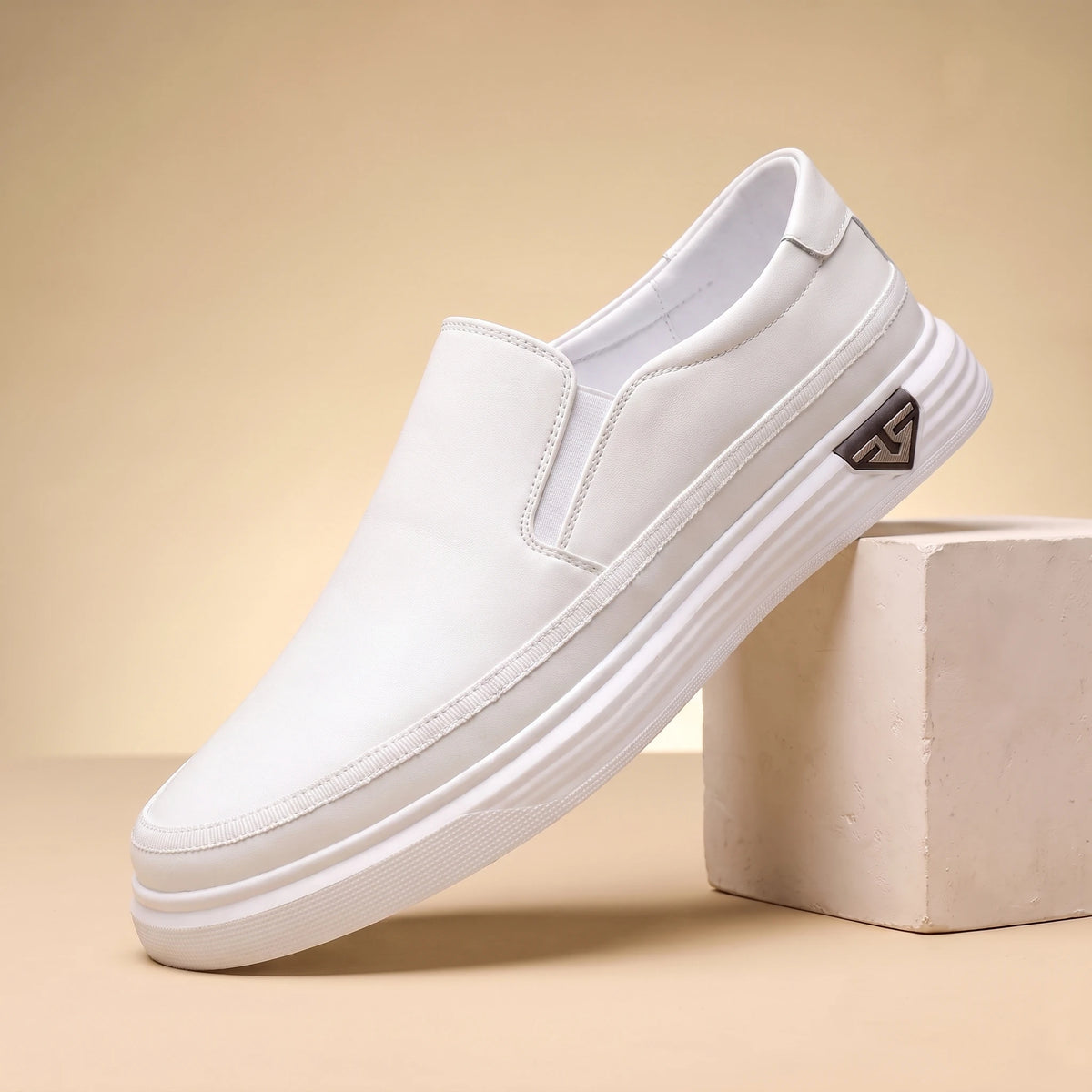 Light Comfort Loafers - Pure White