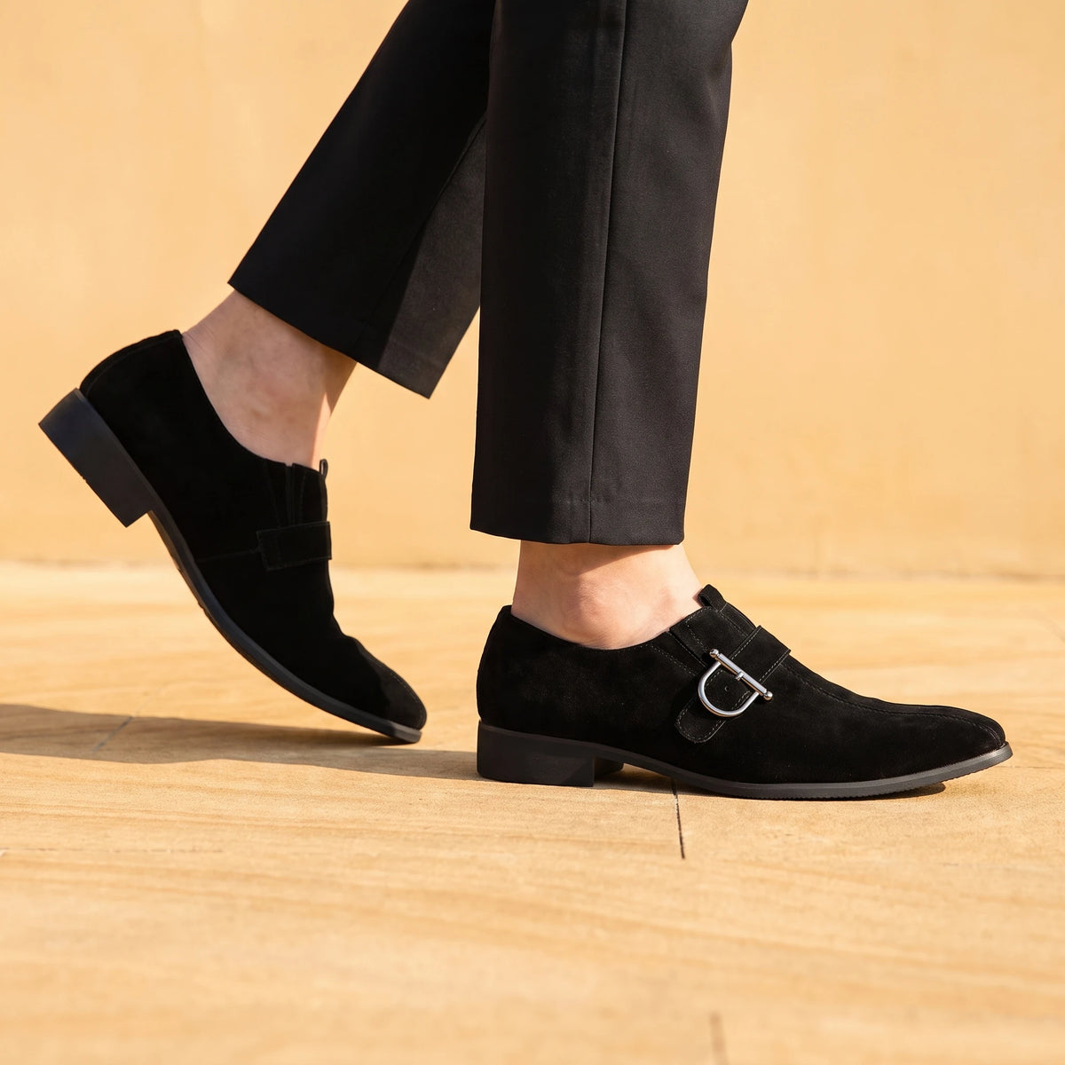 Formal Buckle Loafers - worn lifestyle