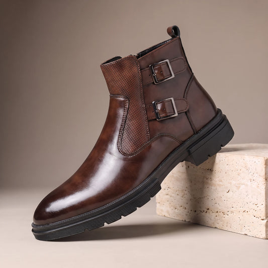 Modern Gentlemen Boots - Brown