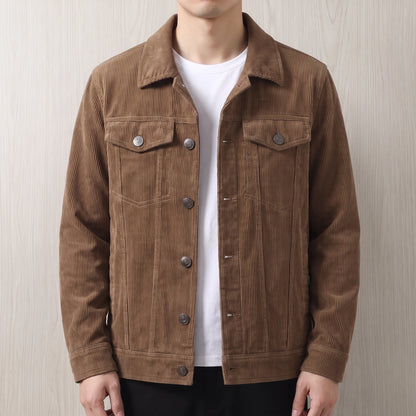 Four-Pocket Corduroy Jacket worn lifestyle front