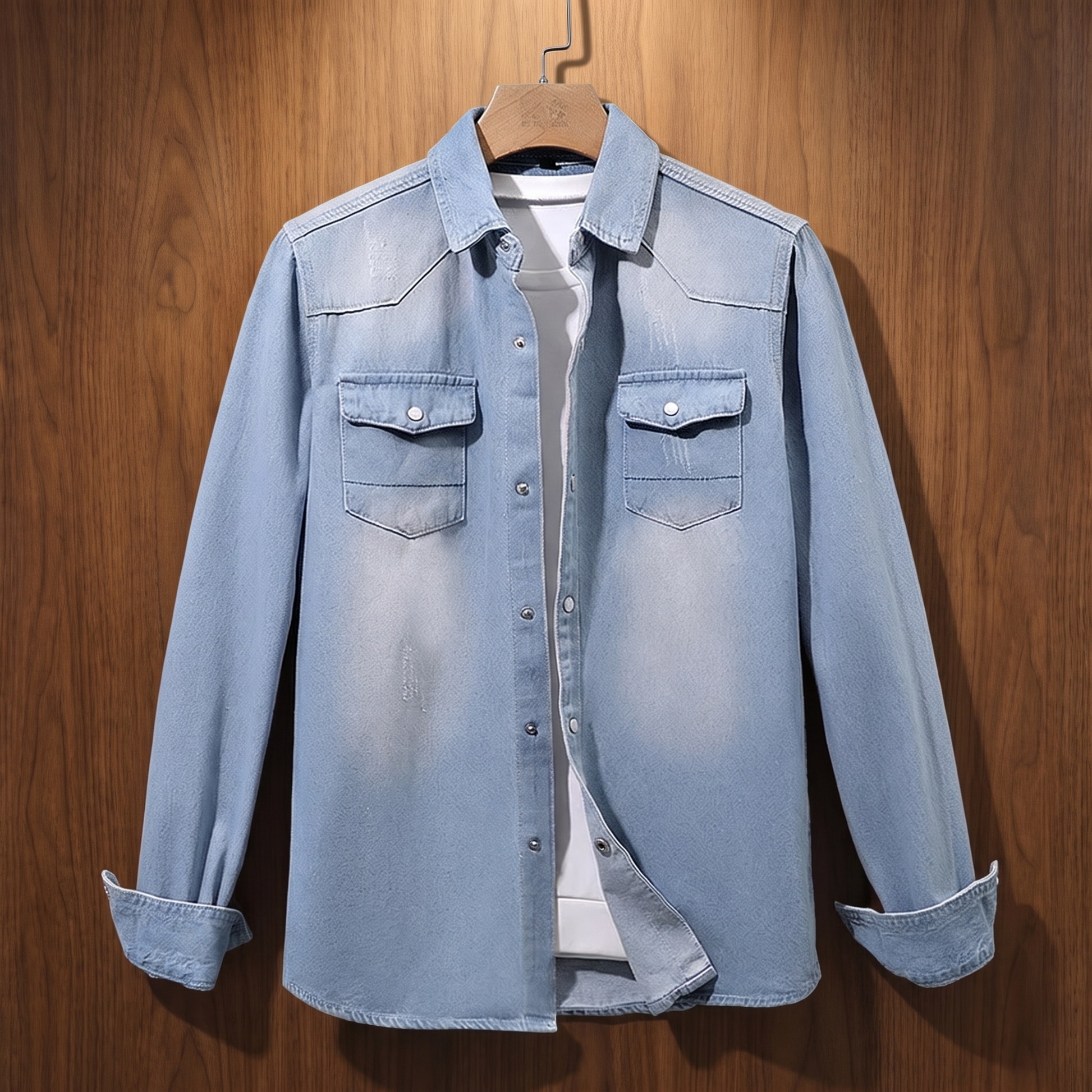 Classic Workwear Shirt - Light Blue