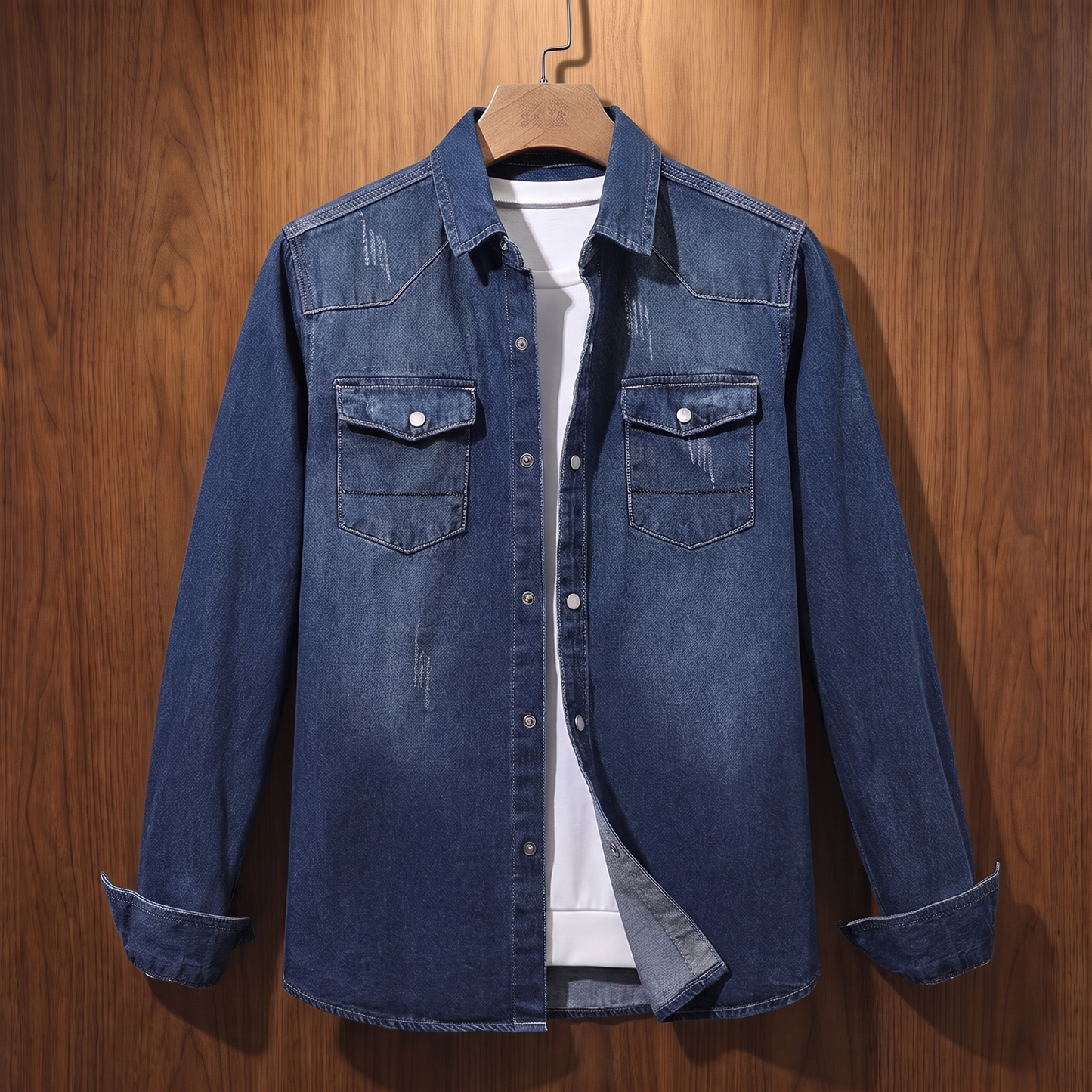 Classic Workwear Shirt - Deep Blue