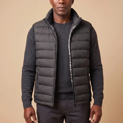 PACKABLE DOWN VEST Black