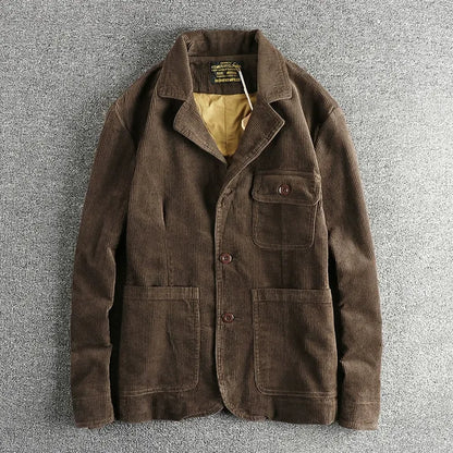 WASHED CORDUROY BLAZER