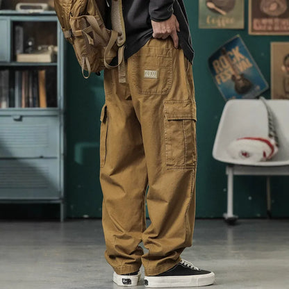 Retro Wide Leg Utility Pants