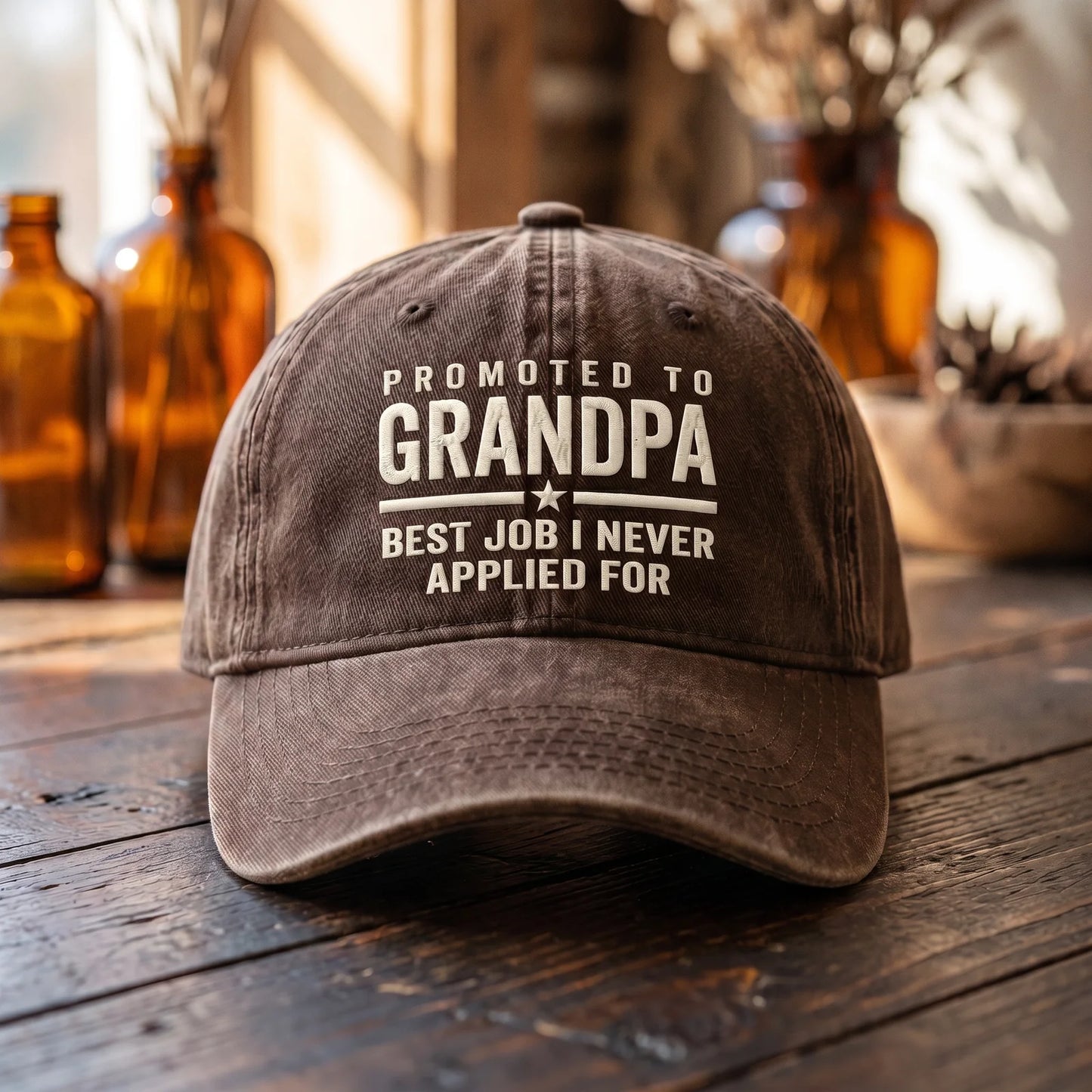 Promoted Grandpa Cap