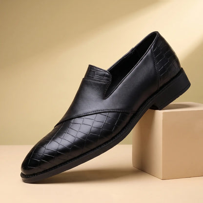 Sharp Pointed Loafers Black