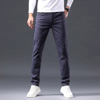 Casual Check Straight-Leg Pants