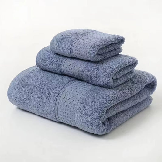 Luxora 3-Piece Cotton Towel Set