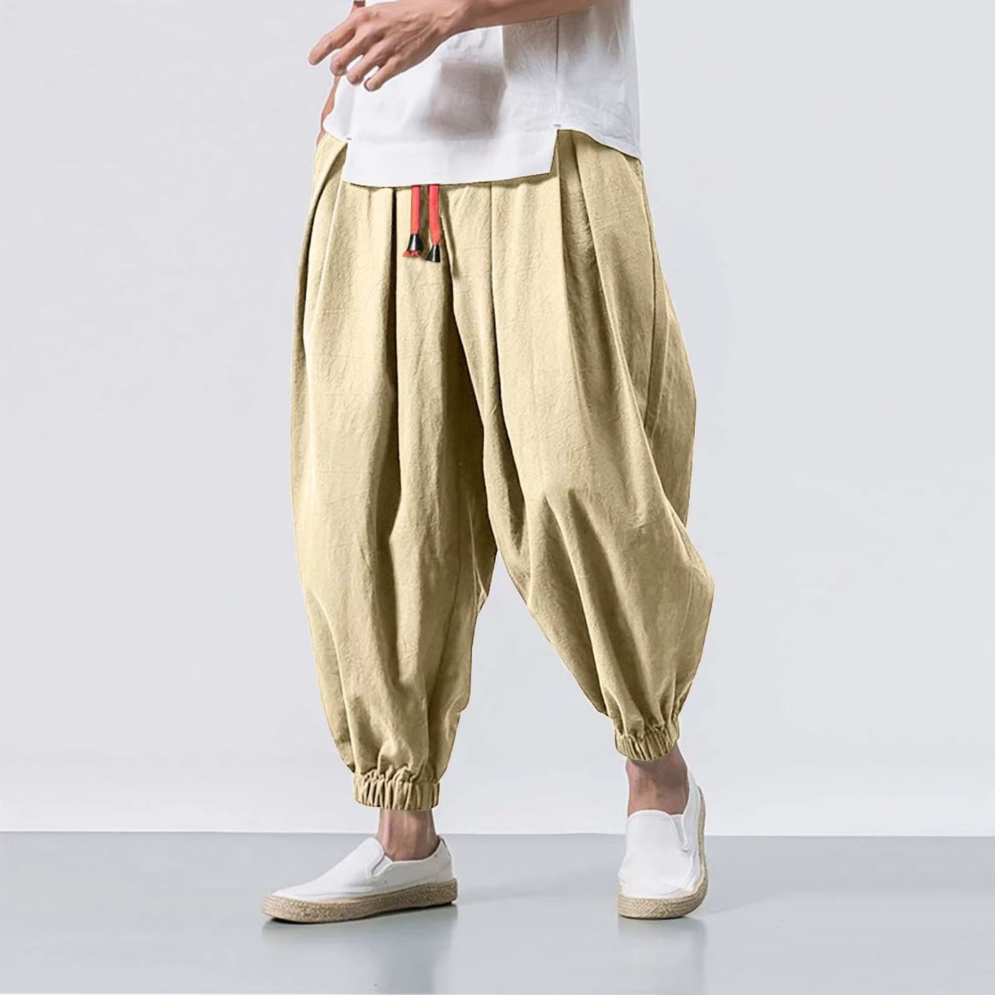 Premium Linen Loose Sweatpants