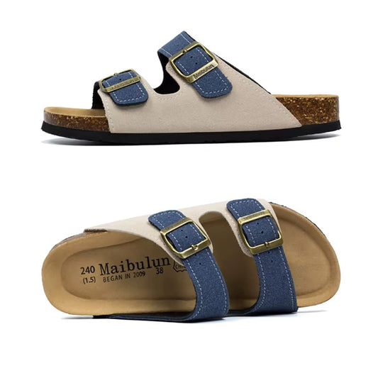 Classic Two-Buckle Comfort Slides