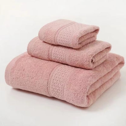 Luxora 3-Piece Cotton Towel Set