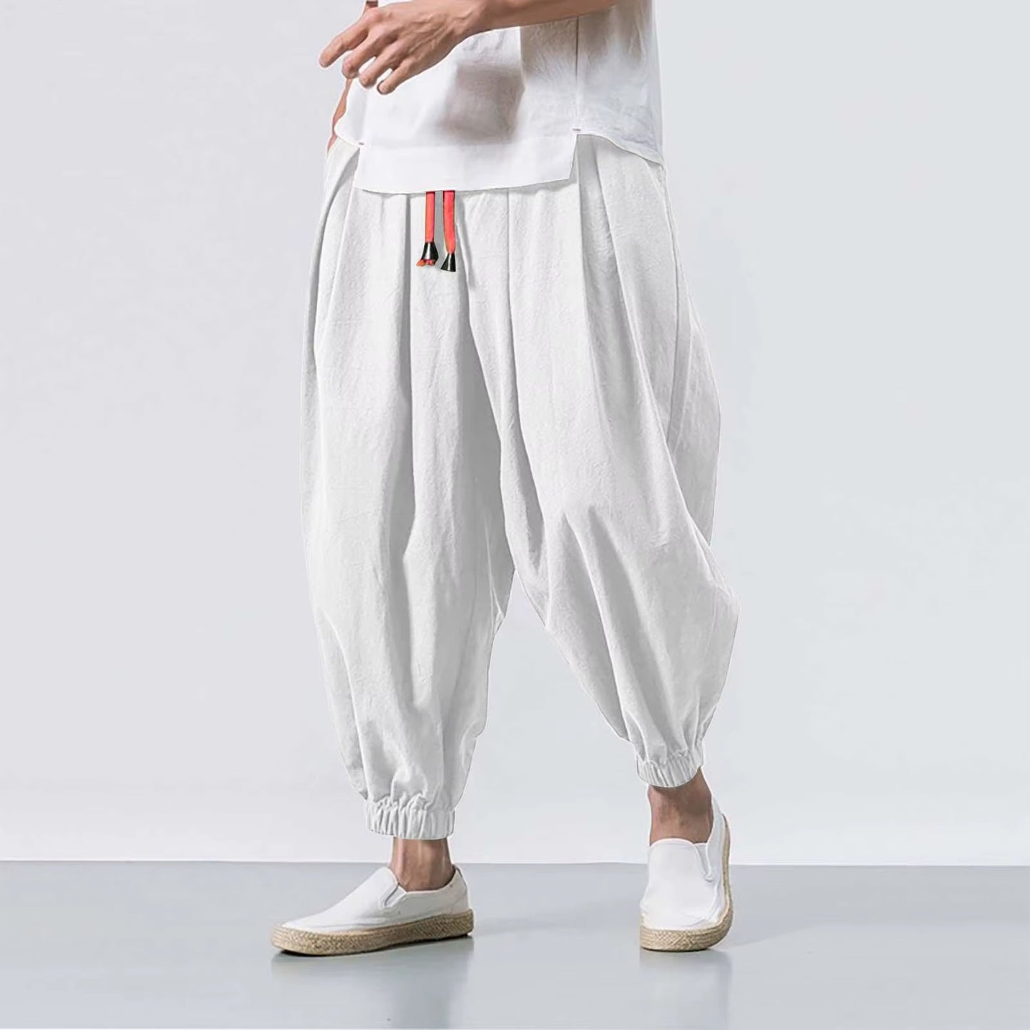 Premium Linen Loose Sweatpants