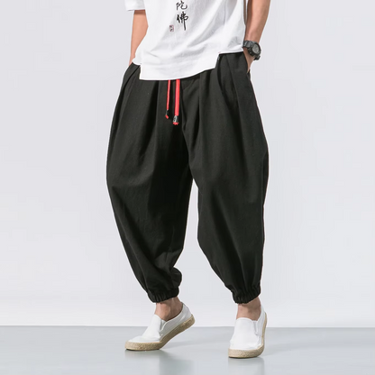 Premium Linen Loose Sweatpants